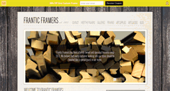 Desktop Screenshot of franticframers.com